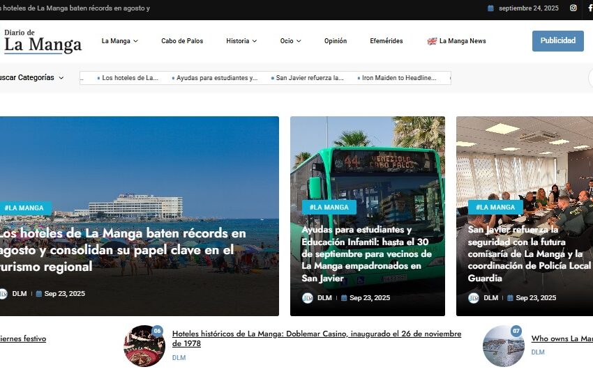 Nuevo proyecto: Diseño web para el Diario de La Manga